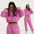 Autumn Thick Spice Girls Cropped Navel Hoodie